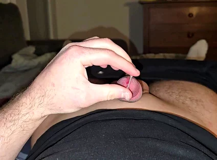 Hot Stepdaddy with Swollen Bulge Tries to Relax, It Ends Wild - Phantomgentx