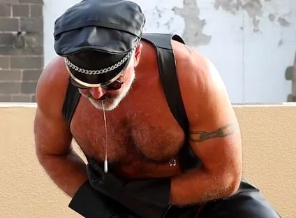 Mike in Leather