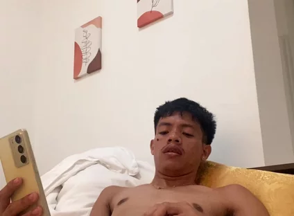 Filipino Twink Gets Hard, Jerking off to Explosive Cumshot