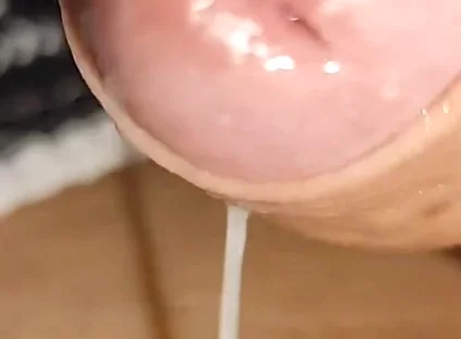 The Largest Production of Pre Cum in the World in a Single Sharpening.