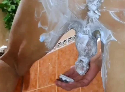 Shaving Balls and Ass
