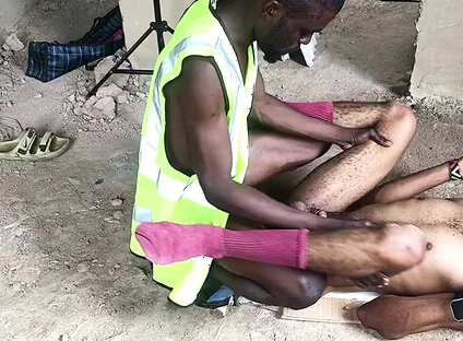Village Boys From Cameroon Africans Were Film by Tourist Photographer Why Having Sex in an Uncompleted House
