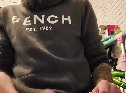 Masturbating My Big Hard Dick and Smoking
