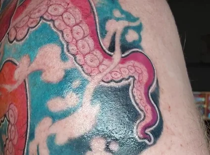 My Octopus Tattoo Is Finished! I Love It!