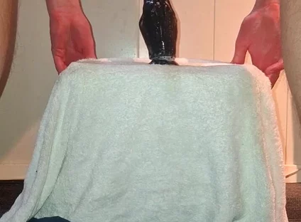 Solo Gay Anal Play - Huge Dildo's and Pissing Orgasm