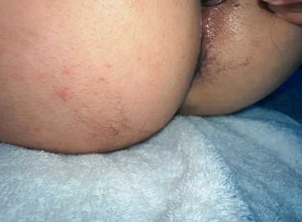 Giant Demon Lets Himself Be Watched by Tiny Human as He Plays with His Ass