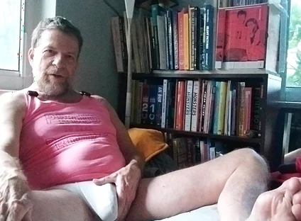 Library Training with Feet and Cum Countdown