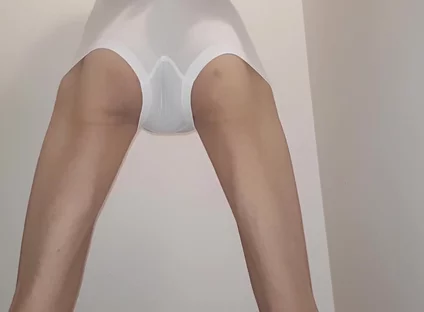 White Boyshorts -couldn't Wait- Try on