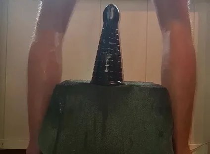 Solo Gay Male - Extreme Anal Destruction Huge Dildo's and Fisting