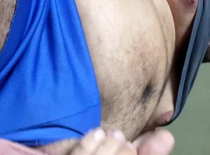 Bear Belly, Throbbing Cock and Very Wet Handjob... Come Watch the Fat Guy Cumming Hot for You