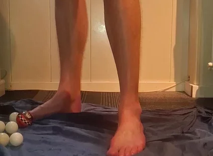 Solo Gay Anal Play - Huge Dildo's, Socks and Balls in Ass