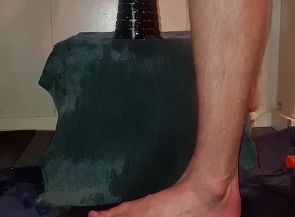 Solo Gay Twink - Piramid Dildo Ride