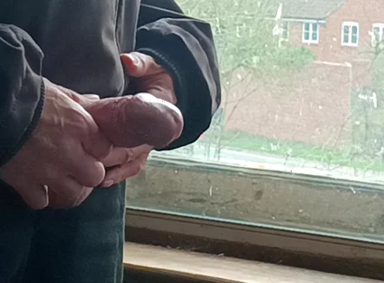Masturbating and Cumming by the Window at Friend's House - Rockardglans