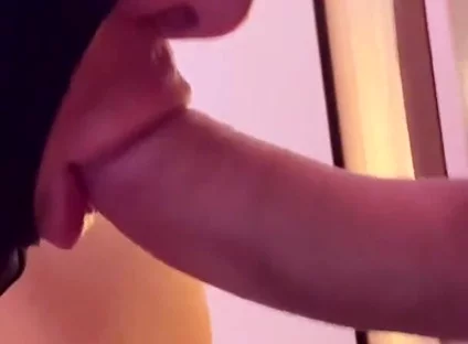 Young Guy with Super Long Cock Face-fucks My Throat Until He Cums