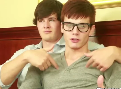 Twink Cock Riding Action With Anal Fun After Cock Sucking - Bryce Christiansen And Calvin Michaels