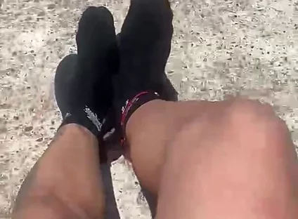 Walking Through the Castle of Cartagena and I Take off My Shoes to Rest so That You Can Worship My Feet