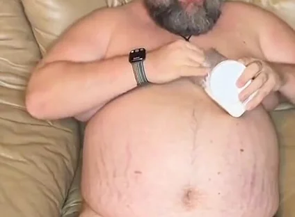 Relaxing with a Cold One and a Hot Cock