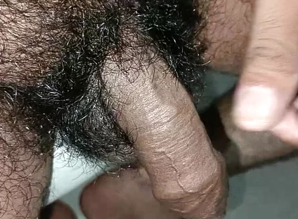 Lambe Ghane Kale Bal Wala Penis