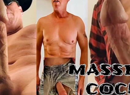 Massive Cock Delivers Massive Cumshot From Jeans