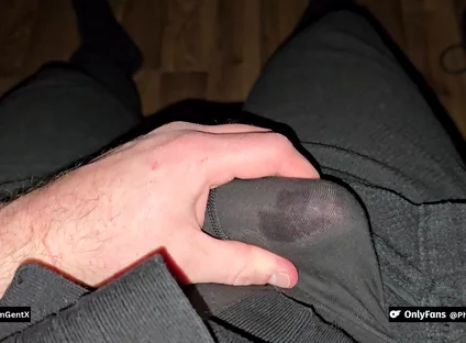 Phantomgentx - Muscular Stepdaddy Jerks His Thick Hairy Cock After Work