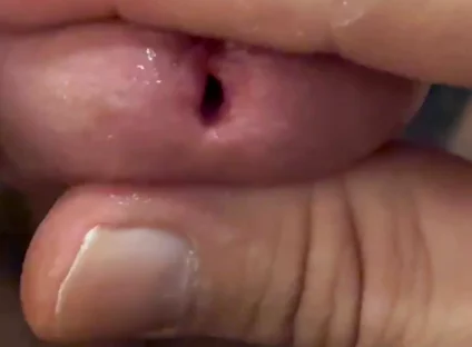 Cumpilated Handjob Fat Cock and Pissed