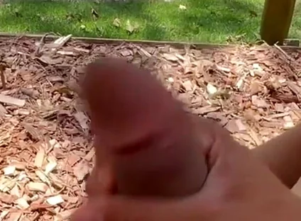 Handjob Outdoors with People Around Looking at Everything That Happened...