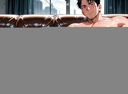 Ai Generated Intense Muscle Men