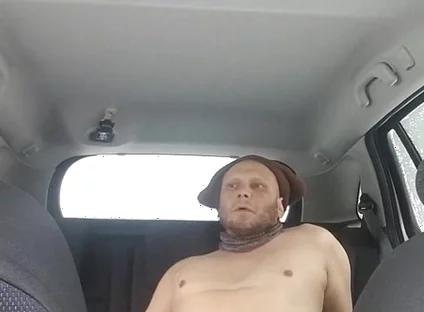 Back Seat of the Car in Parking Slot