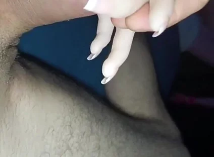French Manicure Very Cute Handjob Performed by My Sex Doll Cindy