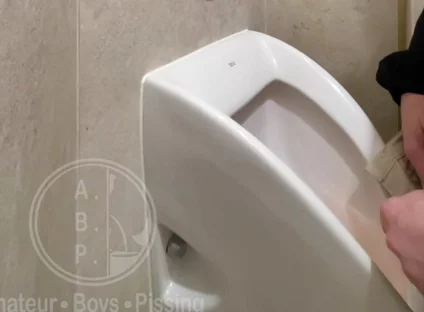 Caught the Guy Pissing in the Next Urinal