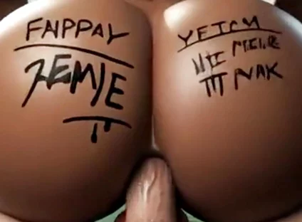 Big Black Ass Intense Anal Massive Cock. Compilation Hentai 3D Animation.