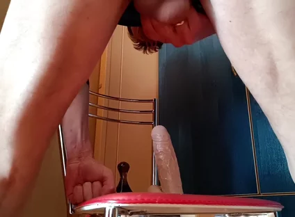 I Cum While Sitting on a Dildo