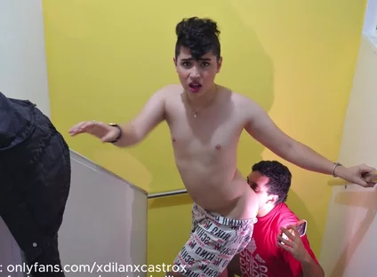 Cute Passive Gay Twink Gets Fucked Bareback by His stepsister's Boyfriend.