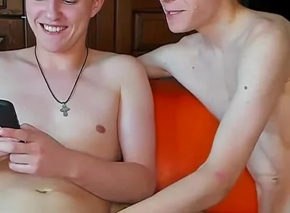 Watching Straight Porn on Alex's Phone!