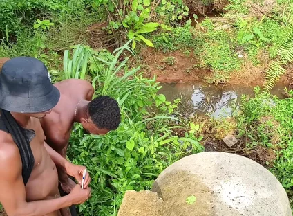 Ebony Ran for His Life After a Merciless Hard Jungle Fuck