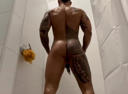 The Gardener Caught Me Jerking off While Playing with My Nips