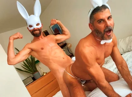 Easter Bunny Fuck with an Italian Hunk