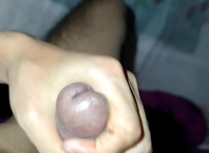 Bottom Masturbation with Huge Cumshot