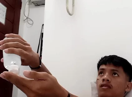 Stepdaddy’s Hot Twink Jerks off While Begging for Cum