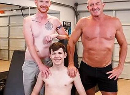 Cute Twink Stepson Dakota Lovell Takes Stepgrandpa And Stepdads Cocks At The Same Time