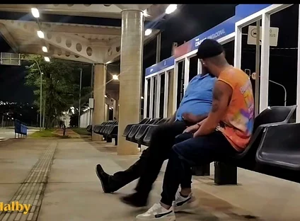I Sucked the Driver's Dick While Waiting for the Bus.