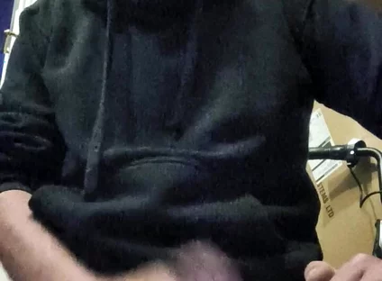 Wanking My Big Hard Dick and Smoking While Edging