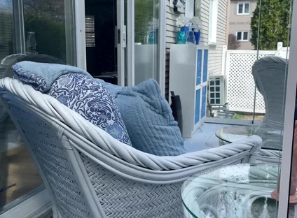 Hunk Stepdaddy Bear Naked Sunbathing in the Veranda 3