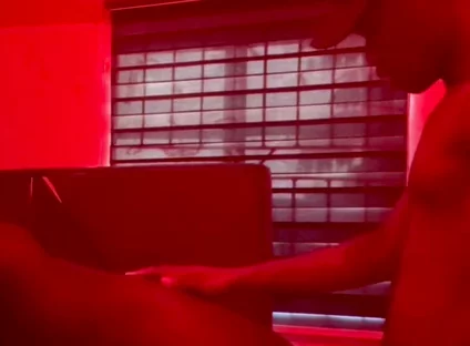 College Twink Friends Fuck After College Under Red Lights