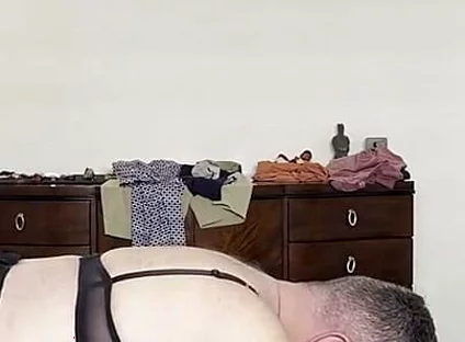 Younger Uses Older in Lingerie