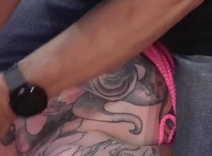Niki Stuck Tight! Pink Rope & Duct Tape Session