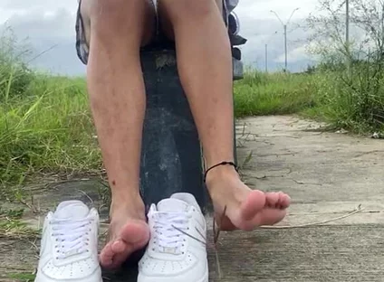 My Feet Are Your Religion. Pray with Your Mouth.