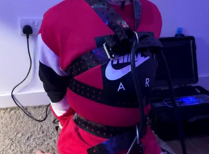 Twink Strapped up and Milked Relentlessly