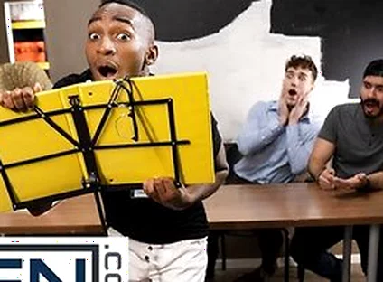 Kais Presentation Gets Wild When Kane Fox Plays With His Plug And Fucks Him On The Table