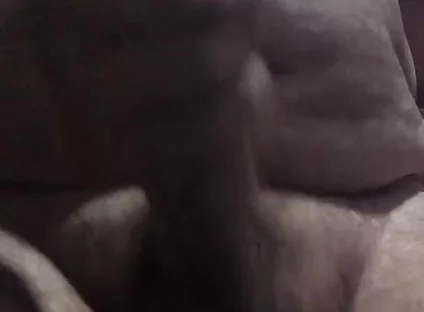 Handsome Mature Chubby with Big Fat Cock Masturbating Until I Cum a Lot in the Foreground for You Comments